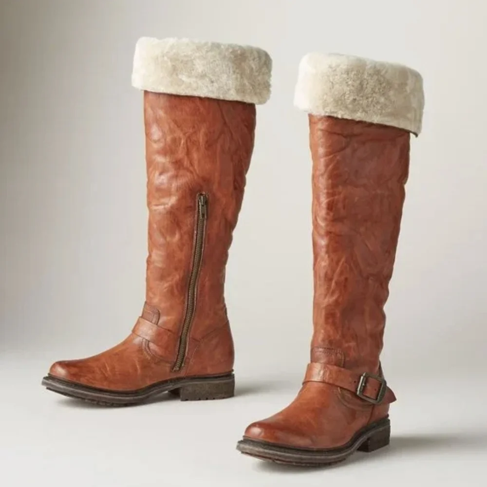 Frye Brown Over the Knee Boots - Picture 3 of 14